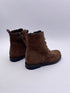 Clic! Veter boots bruin glitter veter